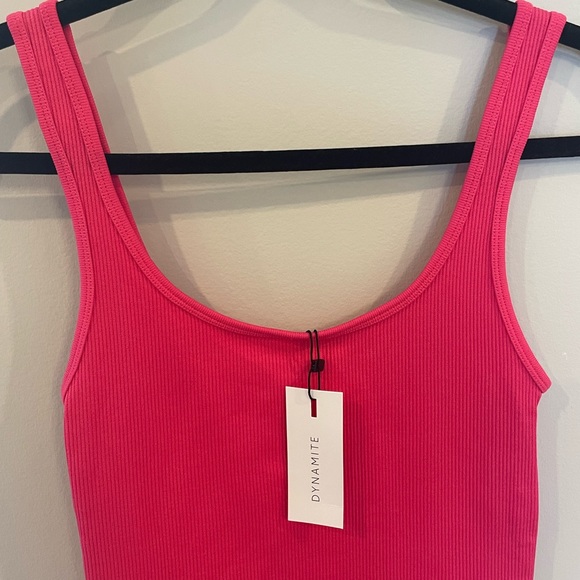 NWT Dynamite Seamless Tank Bodysuit - Picture 5 of 8